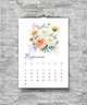 Календарь настенный перекидной НЕЖНОСТЬ АКВАРЕЛЬ 13 ЛИСТОВ ENTERSTORE 42х29.7 см (ART 240139) - изображение 10