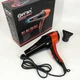Фен GEMEI GM-1766 2.6кВт АС, фен для головы, женский фен для волос, фен сушка. Цвет: оранжевый - изображение 2