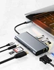 Хаб Док станція Deepfox-2310 11 в 1 USB Type-C концентратор для ноутбука 11 портів - зображення 6