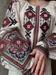 Премиальная женская вышиванка бежевая в стиле бохо "Сабрина" 11829-42 (S) - изображение 2