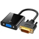 Адаптер видеосигнала с DVI на VGA, мультимедийный переходник Addap DVI2VGA-01, 1080P - изображение 1