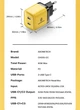 Сетевое зарядное устройство Asometech GAN 40W 2 type-c Yellow - изображение 9