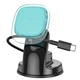 Держатель для смартфона Borofone BH83 Clear magnetic поворот на все 360° Turquoise - изображение 2