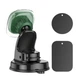 Тримач для смартфона Borofone BH83 Clear magnetic поворот на всі 360 ° Green - зображення 4