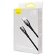 Кабель Lightning для iPhone Baseus (CADH0002) Glimmer Series (2.4А/1 м) Синій - зображення 3