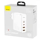 Сетевое зарядное Baseus (CCGAN2P-L)(EU) GaN2 Pro QС 3.0 100W/2C/2U Белый - изображение 2