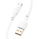 Дата кабель Hoco X93 Force USB to Type-C 100W (1m) White - зображення 3