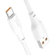 Дата кабель Hoco X93 Force USB to Type-C 100W (1m) White - зображення 4