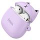 Навушники Bluetooth TWS Hoco EW45 Lilac cat Ліловий - зображення 1