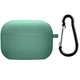 Силіконовий футляр з мікрофіброю для навушників Airpods 3 Зелений / Pine Needle - зображення 1