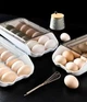 Контейнер для зберігання яєць Egg Storage Box, пластиковий лоток на 14шт. з прозорою кришкою, Білий - зображення 2