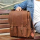 Кожаный мужской рюкзак для ноутбука Bexhill bx1124 - изображение 3