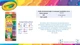 Набор мини-фломастера Crayola Markers со штампами washable х 16 шт (071662187415) - изображение 2