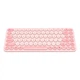 Клавиатура беспроводная Baseus K01A Wireless Tri-Mode Keyboard 2.4G/BT1+BT2 2xAAA Battery 84 клавиши pink (B00955503413-00) - изображение 2