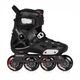 Ролики Powerslide Imperial One 80 Black Crimson розмір 45-46 чорні (9082764) - зображення 1