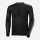 Термолонгслив мужской демисезонный Helly Hansen Hh Lifa Stripe Crew 48800-998 2XL Black (7040050698188) - изображение 5