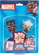 Набор коллекционных фигурок-топперов Sambro Bop n Tops Марвел 3 фигурки (5056219075266) - изображение 1