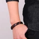 Мужской кожаный браслет Primo Cowboy Lux 21 - Black - изображение 7