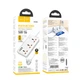 Мережевий Подовжувач Hoco AC8A PD30W / QC18W / 1C3A, White - зображення 4