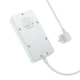Мережевий Подовжувач Hoco AC8A PD30W / QC18W / 1C3A, White - зображення 3