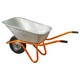 Тачка строительная одноколесная 90л 200кг колесо 15" (из 5-х ЧАСТЕЙ) FLORA (5056464) 4490598 - изображение 3