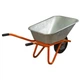 Тачка строительная одноколесная 90л 200кг колесо 15" (из 5-х ЧАСТЕЙ) FLORA (5056464) 4490598 - изображение 5