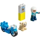 Конструктор Lego Duplo Полицейский мотоцикл, 5 деталей 10967 - изображение 2