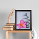 Фотокартина в дерев'яній рамі Flower and stone 6 20х25 см POS-2025-090 - зображення 2