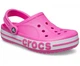 Сабо Crocs Bayaband Clog 39 яскраво-рожевий/білий 205089 - зображення 3