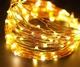 Светодиодная декоративная гирлянда Роса 100 LED 10 м теплый белый - изображение 3
