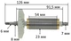 Якір болгарки УШМ Dnipro-M GS-125 RX (126*23 посадка 6 мм) - зображення 4