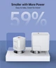 Зарядное устройство смартфона Choetech PD5006 33W fast charger QC3.0/PD/PPS White - изображение 6