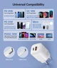 Зарядное устройство смартфона Choetech PD5006 33W fast charger QC3.0/PD/PPS White - изображение 7