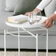 Столик з підносом 45x53см, білий IKEA GLADOM 703.378.19 - изображение 6