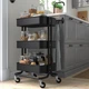Візок, чорний 35x45x78cm Ikea RÅSKOG 903.339.76 - изображение 9