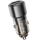 Зарядне автомобільне BOROFONE BZ20 PD20W+QC3.0 (1Type-C/1USB/3A) Чорний - изображение 3
