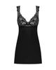 Пеньюар еротичний жіночий Obsessive Donna Dream babydoll M/L Чорний ( SO8631 ) - зображення 3