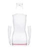 Женское Эротическое бельё Платье Obsessive Emergency dress S/M + stethoscope Белый ( SO7704 ) Feromon - изображение 3