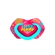Набір пустушок силіконових симетричних NEON LOVE 2 шт. Рожевих Canpol babies 18 міс+ (5901691844148) - зображення 4