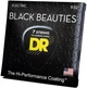 Cтруны для электрогитары DR STRINGS BLACK BEAUTIES ELECTRIC - LIGHT 7-STRING (9-52) - изображение 2