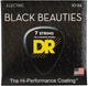 Cтруны для электрогитары DR STRINGS BLACK BEAUTIES ELECTRIC - MEDIUM 7-STRING (10-56) - изображение 1