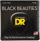 Cтруны для электрогитары DR STRINGS BLACK BEAUTIES ELECTRIC - LIGHT HEAVY (9-46) - изображение 1