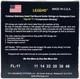 Cтруны для электрогитары DR STRINGS LEGEND FLATWOUND ELECTRIC - MEDIUM LIGHT (11-48) - изображение 3