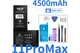 Посилений акумулятор DEJI (4510 mAh) для Apple iPhone 11 Pro Max A2161 A2218 A2220 + набір інструментів High Copy - зображення 2