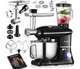 Кухонный планетарный комбайн Mozano Kitchen Assistant 2300 Вт с блендером и мясорубкой + Книга рецептов Черный с серебристым - изображение 1