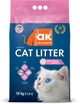 Наповнювач бентонітовий AK Cat COMPACT CAT LITTER грудкувальний Дитяча присипка, 10 кг - зображення 1