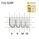 Крючки с поводком Trabucco HISASHI HOOK F-32 SURF №06 повод.0.24мм флюр 200FC 10шт - изображение 3