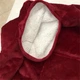 Плед-толстовка с капюшоном Huggle Hoodie-3 (бордо) one size - изображение 5