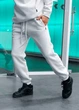 Мужские спортивные штаны теплые на флисе oversize Intruder 0103 2XL-3XL Белый ( IN - 0103/2 C ) - изображение 3