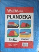 Тент затіняючий Plandeka Mocna 4 х 6 м із люверсами синій WoffMann - зображення 1
